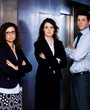 Determined young business team Determined young business team