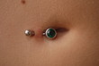 Barbell in the umbilicus
