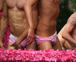 Young gay men at the Chicago Gay Pride Parade
