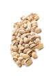 pistachio on white