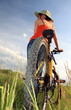 Yellow bicycle