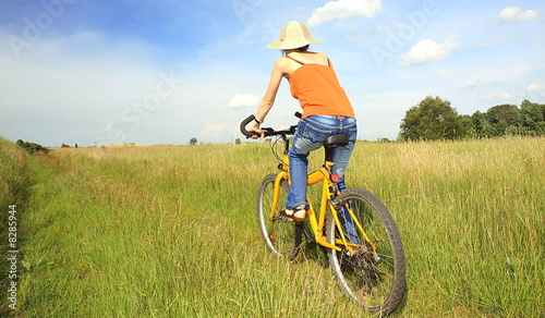 Photo: Yellow bicycle Yellow bicycle