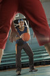 Foto: Two basketball players playing basketball Two basketball players playing basketball