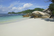 Rock formations on beach, Baie Lazare, Mahe', Seychelles