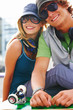 Smiling young couple