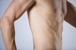 A male nude, mid section