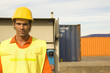 Portrait of a male dock worker at a commercial dock