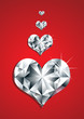 valentine diamond vector