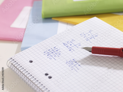Photo: Close-up of a fountain pen on a notebook Close-up of a fountain pen on a notebook