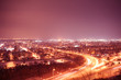 brilliant future of city lights and glowing technology at night brilliant future of city lights and glowing technology at night