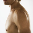 A male nude, shoulders