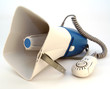 megaphone or loudspeaker megaphone or loudspeaker