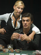 Portrait of couple at poker game