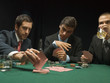 Men playing poker