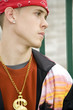 A teenage boy