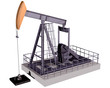 Isolated Oil Rig Isolated Oil Rig