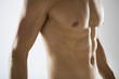 A male nude, mid section