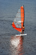 Photo: Windsurfing on calm water Windsurfing on calm water