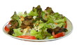 Salade mesclin aux foies de volaille