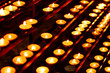 Candels in St. Stephen church in Vienna