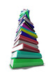 Books pile