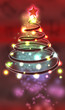 Lighted Abstract pine