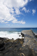 bathing pier at rocky shore, El Hierro, Canary Islands