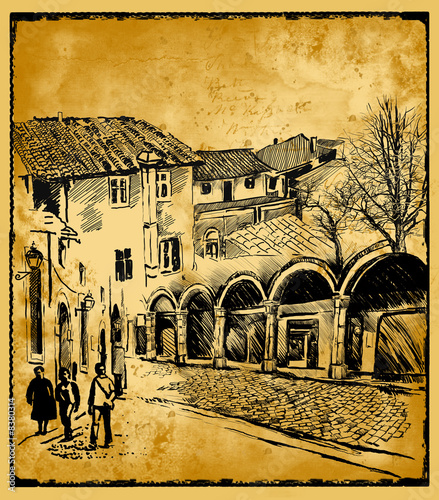 Illustration: postcard postcard