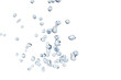 Abstract drop water, splash and bubble liquid