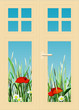 Blumenfenster