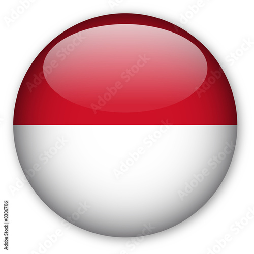 indonesian flag. Indonesian flag button
