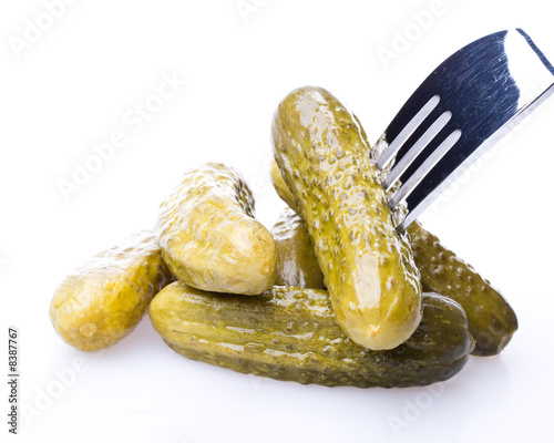 Pickled gherkins