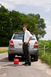 Homme et panne