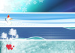 bannières hiver