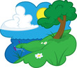 Summer country scene