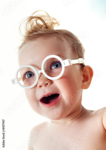 With glasses