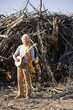 Barefoot Banjo Player