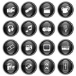 Media Buttons (black)