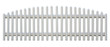 Seamless picket fence cutout