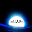 crystal ball with 'failure'
