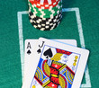 Blackjack close up.