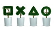 Bonsai tree, The button
