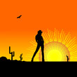 cowgirl silhouette