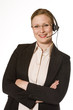 Succesful callcenter woman