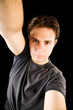 Young man self portrait