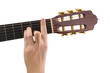 Hand and guitar