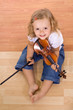 Little musician girl