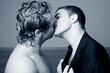 Gays kissing