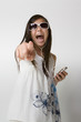 Young singer
