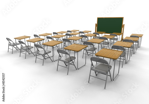Empty classroom